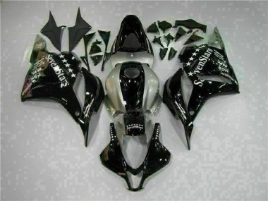 Affordable 2009-2012 Black Honda CBR600RR Bike Fairing Kit