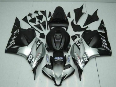 Affordable 2009-2012 Black Silver Honda CBR600RR Motorcycle Fairing Kits & Plastic Bodywork MF1250