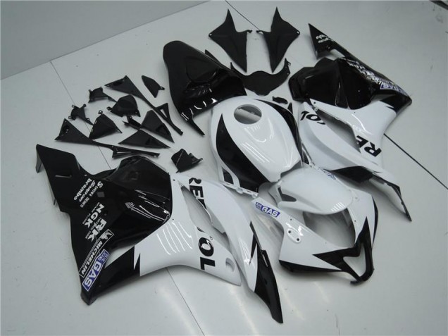 Affordable 2009-2012 White Black Honda CBR600RR Motorcycle Replacement Fairings Affordable 2009-2012 White Black Honda CBR600RR Motorcycle Replacement Fairings
