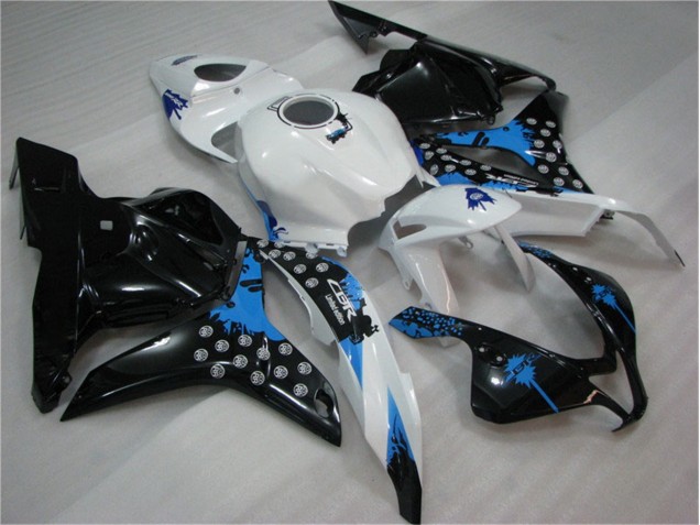 Affordable 2009-2012 Black White Blue Honda CBR600RR Motor Fairings