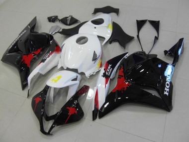 Affordable 2009-2012 Black Red White Honda CBR600RR Motorcycle Bodywork