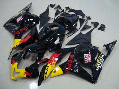 Affordable 2009-2012 Black Red Bull Honda CBR600RR Replacement Fairings