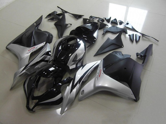 Affordable 2009-2012 Black Silver Honda CBR600RR Motorbike Fairings Affordable 2009-2012 Black Silver Honda CBR600RR Motorbike Fairings