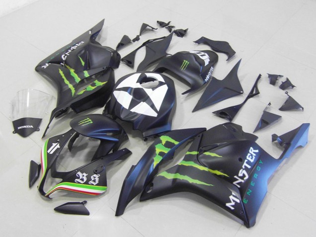 Affordable 2009-2012 Monster Matte Black Honda CBR600RR Motorbike Fairing Affordable 2009-2012 Monster Matte Black Honda CBR600RR Motorbike Fairing