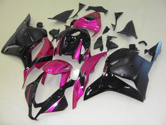 Affordable 2009-2012 Pink Black Honda CBR600RR Motorcycle Fairings Kit