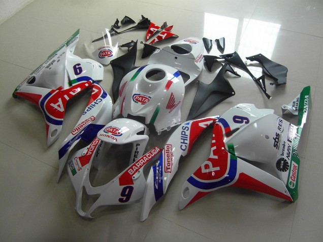 Affordable 2009-2012 Red White Pata Honda CBR600RR Motorcycle Fairing Kit Affordable 2009-2012 Red White Pata Honda CBR600RR Motorcycle Fairing Kit