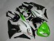 Affordable 2009-2012 Green Black White 25 Kawasaki ZX6R Bike Fairings Affordable 2009-2012 Green Black White 25 Kawasaki ZX6R Bike Fairings