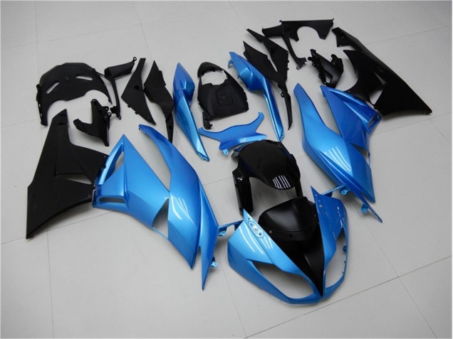 Affordable 2009-2012 Blue Black Kawasaki ZX6R Motorcycle Fairing Kit Affordable 2009-2012 Blue Black Kawasaki ZX6R Motorcycle Fairing Kit