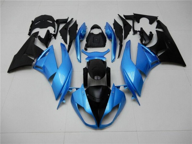 Affordable 2009-2012 Blue Black Kawasaki ZX6R Motorcycle Fairing Kit Affordable 2009-2012 Blue Black Kawasaki ZX6R Motorcycle Fairing Kit