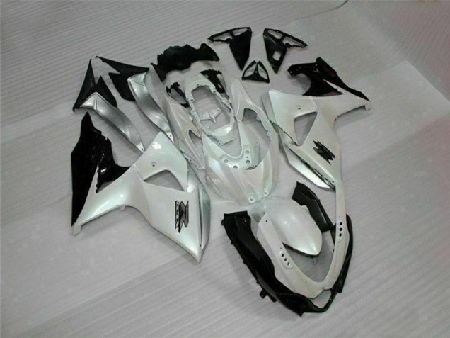 Affordable 2009-2016 White Black Suzuki GSXR1000 Replacement Motorcycle Fairings Affordable 2009-2016 White Black Suzuki GSXR1000 Replacement Motorcycle Fairings