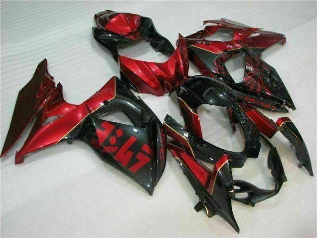 Affordable 2009-2016 Red Flame Black Suzuki GSXR1000 Motorcycle Replacement Fairings Affordable 2009-2016 Red Flame Black Suzuki GSXR1000 Motorcycle Replacement Fairings