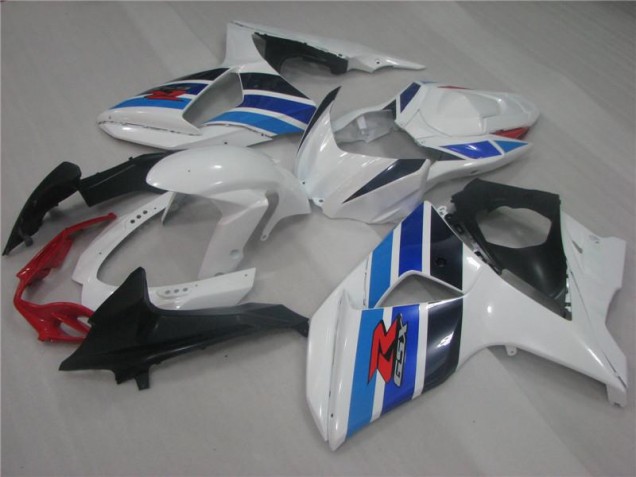 Affordable 2009-2016 White Blue Suzuki GSXR1000 Replacement Fairings Affordable 2009-2016 White Blue Suzuki GSXR1000 Replacement Fairings