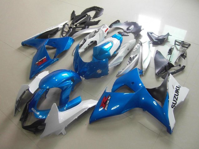 Affordable 2009-2016 White Blue Suzuki GSXR 1000 K9 Motorcycle Fairing Affordable 2009-2016 White Blue Suzuki GSXR 1000 K9 Motorcycle Fairing