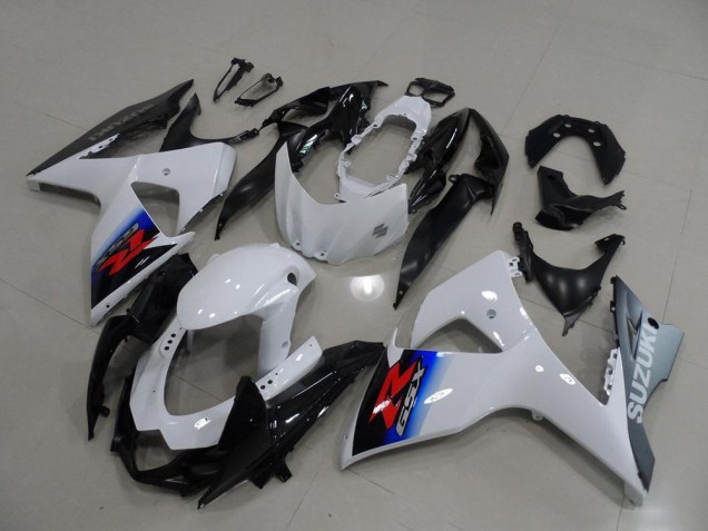 Affordable 2009-2016 White Silver Suzuki GSXR 1000 K9 Motorcycle Fairing Kit Affordable 2009-2016 White Silver Suzuki GSXR 1000 K9 Motorcycle Fairing Kit
