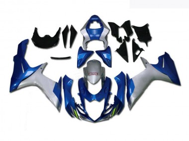 Affordable 2011-2020 Blue Silver Suzuki GSXR 600/750 K11 Motorcycle Fairing Kits & Plastic Bodywork MF0096