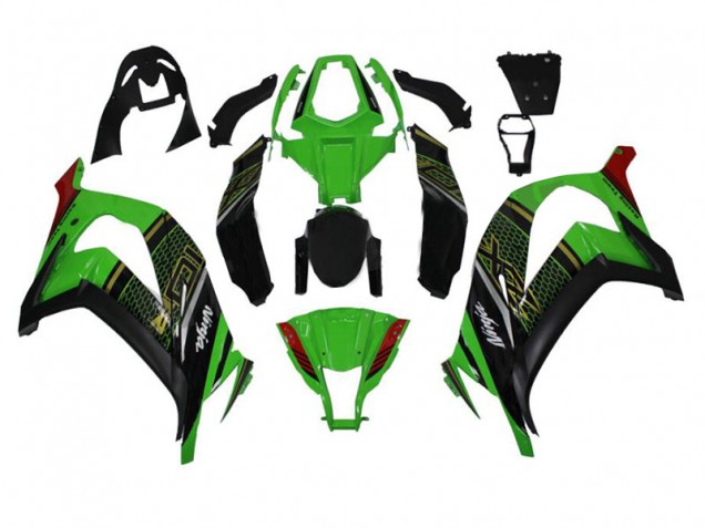 Affordable 2011-2015 Green Black Kawasaki ZX10R Bike Fairing Affordable 2011-2015 Green Black Kawasaki ZX10R Bike Fairing