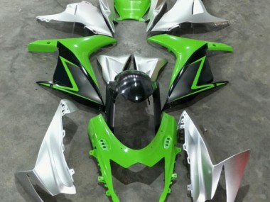 Affordable 2011-2020 Green Silver Suzuki GSXR 600/750 K11 Motorcycle Fairing Kits & Plastic Bodywork MF1734