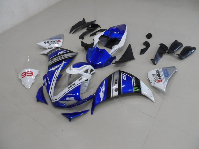 Affordable 2012-2014 Blue White Yamaha YZF R1 Bike Fairing Affordable 2012-2014 Blue White Yamaha YZF R1 Bike Fairing