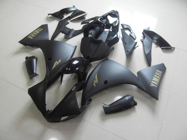 Affordable 2012-2014 Matte Black Gold Sticker Yamaha YZF R1 Motor Bike Fairings Affordable 2012-2014 Matte Black Gold Sticker Yamaha YZF R1 Motor Bike Fairings