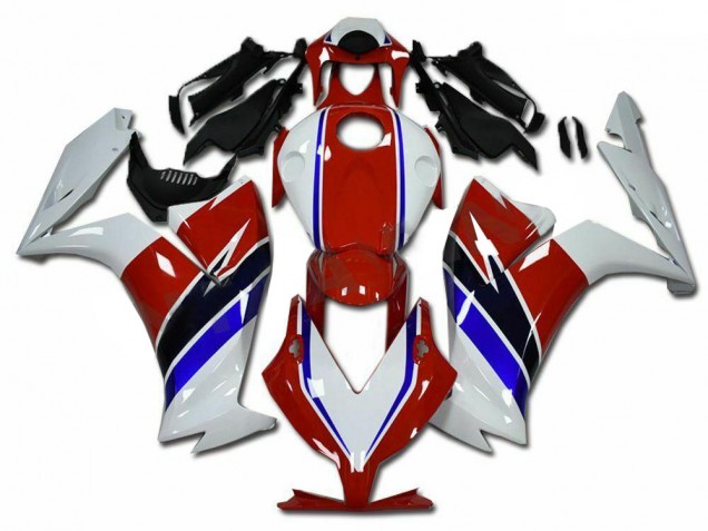 Affordable 2012-2016 Red White Honda CBR1000RR Motorcycle Fairings