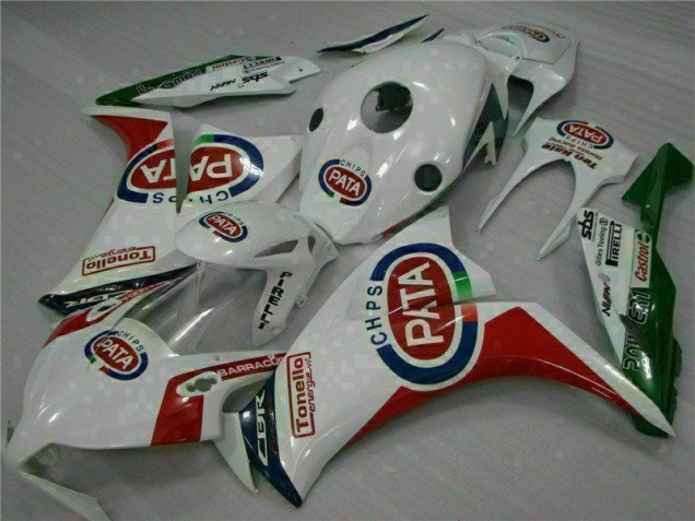 Affordable 2012-2016 Red White PATA Honda CBR1000RR Motorcycle Fairings Kits