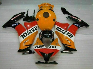 Affordable 2012-2016 Orange Black Repsol Honda CBR1000RR Motorcyle Fairings