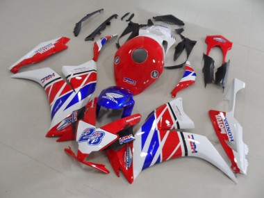 Affordable 2012-2016 Red White Blue HRC 23 Honda CBR1000RR Replacement Motorcycle Fairings