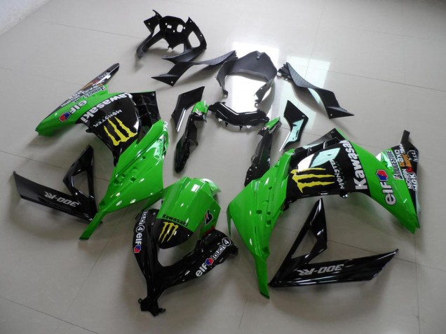 Affordable 2013-2016 Green Monster Kawasaki ZX300R Motorcycle Fairing Kits Affordable 2013-2016 Green Monster Kawasaki ZX300R Motorcycle Fairing Kits
