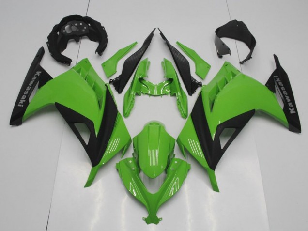 Affordable 2013-2016 OEM Style Green Kawasaki ZX300R Motorcycle Fairing Kit Affordable 2013-2016 OEM Style Green Kawasaki ZX300R Motorcycle Fairing Kit
