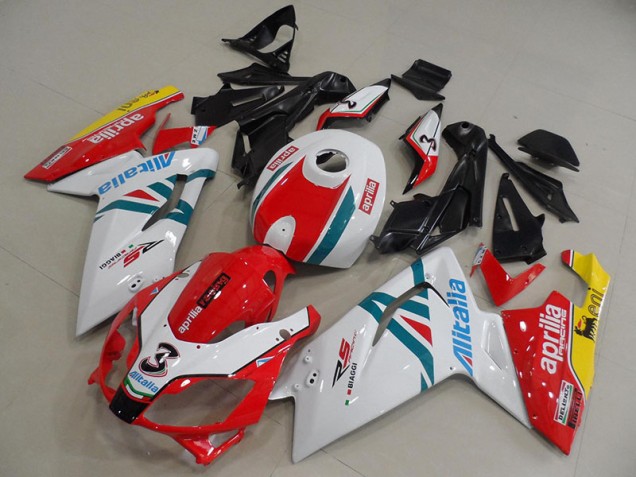 Affordable 2006-2011 White Red Green Aprilia RS125 Bike Fairing Affordable 2006-2011 White Red Green Aprilia RS125 Bike Fairing