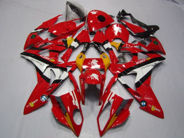 Affordable 2009-2014 Red White BMW S1000RR Motorcyle Fairings Affordable 2009-2014 Red White BMW S1000RR Motorcyle Fairings