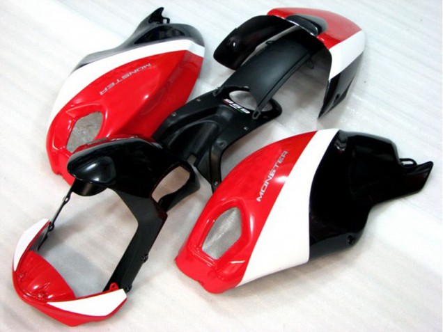 Affordable 2008-2012 Black Red White Monster Ducati Monster 696 Motorcyle Fairings Affordable 2008-2012 Black Red White Monster Ducati Monster 696 Motorcyle Fairings