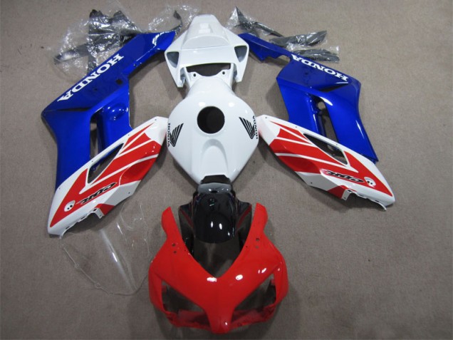 Affordable 2004-2005 White Red Blue Honda CBR1000RR Motorcycle Fairing Kit Affordable 2004-2005 White Red Blue Honda CBR1000RR Motorcycle Fairing Kit