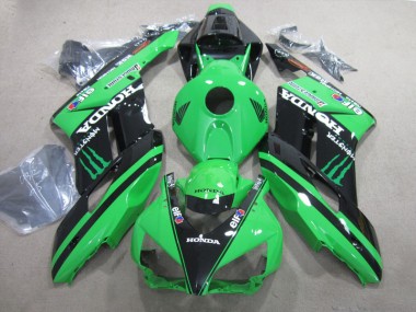 Affordable 2004-2005 Black Green Monster Honda CBR1000RR Motorcycle Fairings
