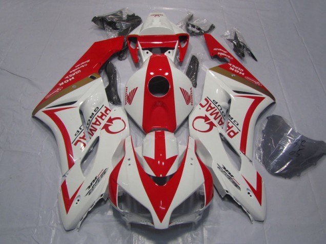 Affordable 2004-2005 White Red PRAMAC Honda CBR1000RR Motorcycle Bodywork