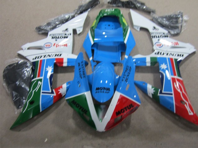 Affordable 2004-2005 Blue Red Green Motul Honda CBR1000RR Replacement Fairings