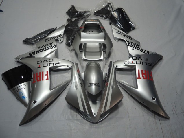 Affordable 2004-2005 Silver Red Fiat Honda CBR1000RR Motorcycle Fairings Affordable 2004-2005 Silver Red Fiat Honda CBR1000RR Motorcycle Fairings