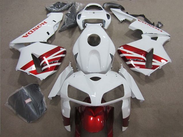 Affordable 2004-2005 White Red Black Honda CBR1000RR Motor Bike Fairings Affordable 2004-2005 White Red Black Honda CBR1000RR Motor Bike Fairings