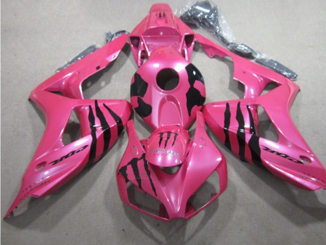 Affordable 2006-2007 Pink Black Monster Honda CBR1000RR Motor Fairings