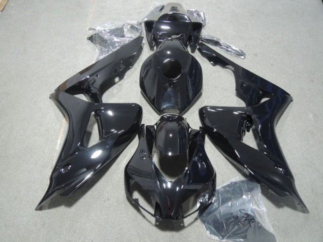 Affordable 2006-2007 Black Honda CBR1000RR Motorcyle Fairings