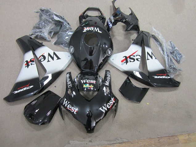 Affordable 2008-2011 Black West Honda CBR1000RR Bike Fairings