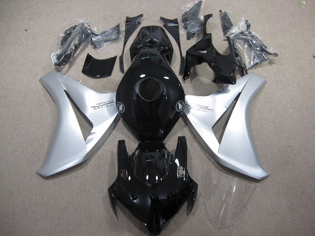 Affordable 2008-2011 Black Silver Fireblade Honda CBR1000RR Motorbike Fairing Kits Affordable 2008-2011 Black Silver Fireblade Honda CBR1000RR Motorbike Fairing Kits