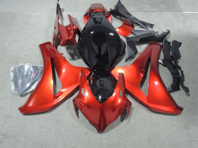 Affordable 2008-2011 Black Red Honda CBR1000RR Moto Fairings Affordable 2008-2011 Black Red Honda CBR1000RR Moto Fairings
