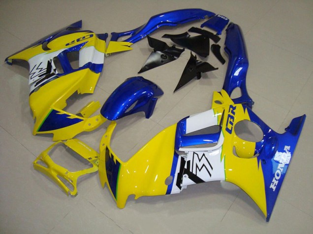 Affordable 1995-1998 Blue Yellow Honda CBR600 F3 Motorcyle Fairings