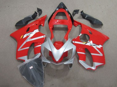 Affordable 2001-2003 Red Silver Honda CBR600 F4i Replacement Fairings