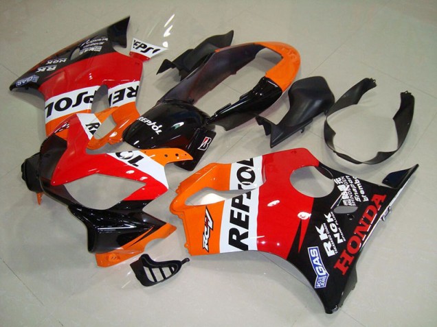 Affordable 2004-2007 Repsol Honda CBR600 F4i Bike Fairings