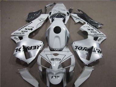 Affordable 2005-2006 White Black Repsol Honda CBR600RR Motorcyle Fairings