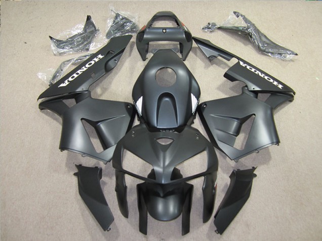 Affordable 2005-2006 Black Honda CBR600RR Motorcycle Fairings Kit Affordable 2005-2006 Black Honda CBR600RR Motorcycle Fairings Kit