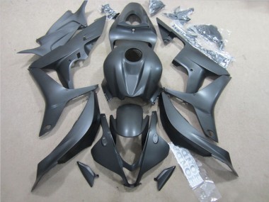 Affordable 2007-2008 Black Honda CBR600RR Motorcycle Fairing Kit
