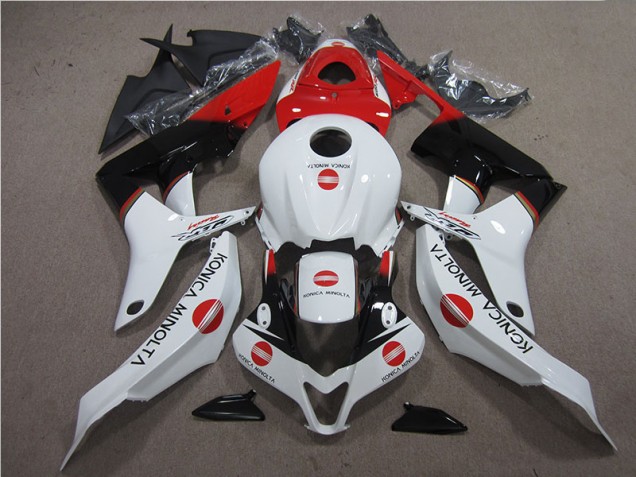 Affordable 2007-2008 Red White Black Konica Minolta Honda CBR600RR Motor Bike Fairings